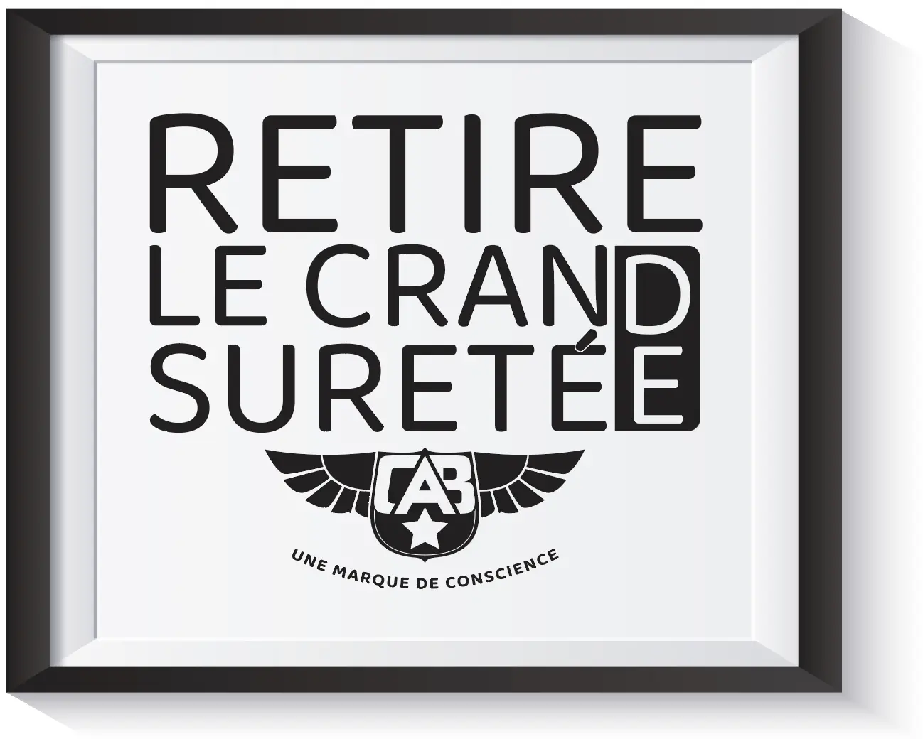Retire le cran de sureté Retire le cran de sureté